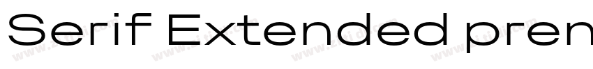 Serif Extended premi字体转换